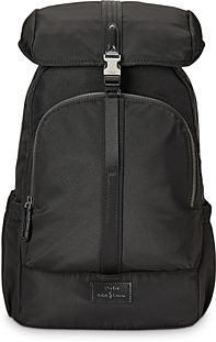 Leather Trim Backpack