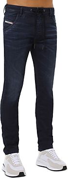 Krooley-y-ne Straight Slim Fit Jogger Jeans in Dark Blue