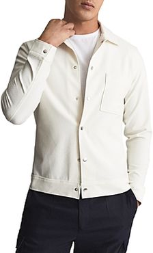 Cade Hopsack Textured Overshirt