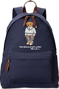 Polo Bear Canvas Backpack