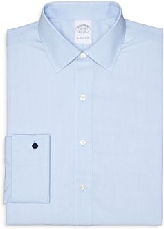 Solid Broadcloth Non-Iron French Cuff Dress Shirt - Regent Fit