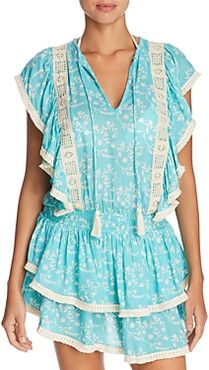 Quinn Ruffle Tunic Swim Cover-Up