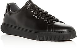 Cube Leather Low-Top Sneakers