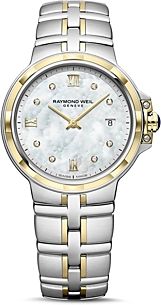 Parsifal Diamond Mother-of-Pearl Two-Tone Watch, 30mm