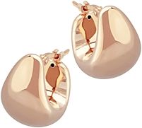 Puff Hoop Earrings in 14K Rose Gold - 100% Exclusive