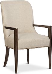 Streamline Upholstered Arm Chair