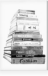 Fashion Book Perspective Wall Art, 24 x 16