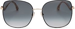 Mamie Oversized Square Sunglasses, 60mm