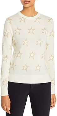 Floro Star Print Sweater