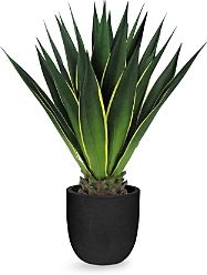 Green and Yellow Agave Faux Plant Arrangement, 46H