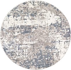 Venice Vne-2304 Round Area Rug, 7'10 x 7'10