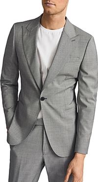 Wave Micro Houndstooth Suit Jacket