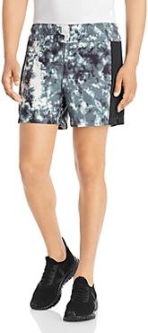 Abstract Print Bolt Athletic Shorts