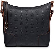Klara Medium Monogram Leather Hobo Bag