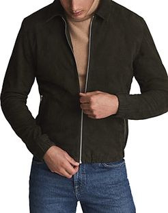 Mercury Suede Zip Front Jacket