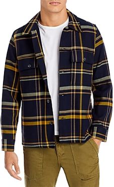 Wilas 5001 Cotton Blend Plaid Regular Fit Shirt Jacket