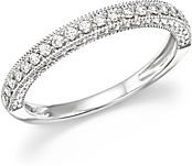 Diamond Micro-Pave Band in 14K White Gold, 0.25 ct. t.w. - 100% Exclusive