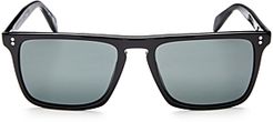 Bernardo Polarized Square Sunglasses, 58mm