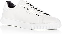 Cube Leather Low-Top Sneakers