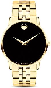 Museum Classic Yellow Gold-Tone Watch, 40mm