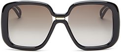 Oversized Square Sunglasses, 55mm
