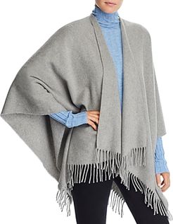 Fringed Cashmere Ruana