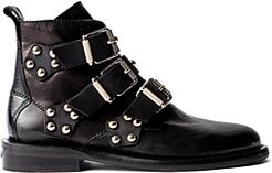 Laureen Buckled Ankle Boots
