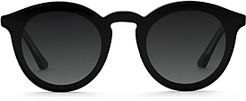Unisex Collins Round Sunglasses, 62mm
