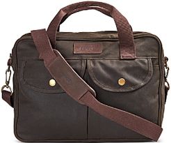 Longthorpe Waxed Canvas Laptop Bag