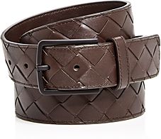 Intrecciato Leather Belt