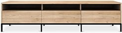 Oak Ligna 3-Drawer Tv Cupboard