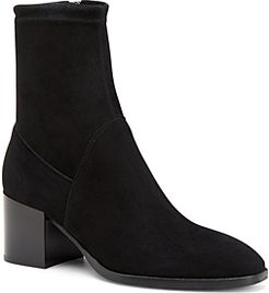 Tia Weatherproof Stacked Heel Booties