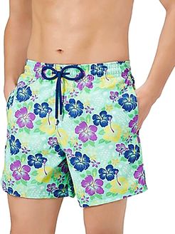 Moorea Tropical Turtle Swim Trunks