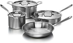 d5 Stainless Brushed 7-Piece Cookware Set - 100% Exclusive