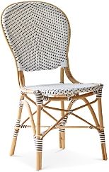 Sika Designs Isabell Rattan Bistro Side Chair