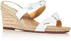 Clarita Espadrille Wedge Slide Sandals