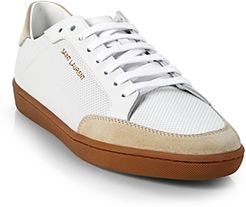 Court Classic Perforated Low Top Sneakers