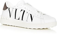 Open Sneakers with Vltn Logo