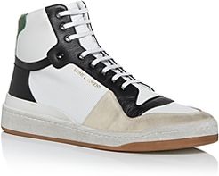 Color Block High Top Sneakers