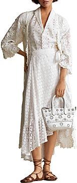 Polo Ralph Lauren Embroidered Lace Duster Jacket