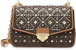 Soho Large Embellished Chain Shoulder Bag