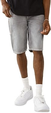 Ricky Denim Shorts in Gray Smokestack