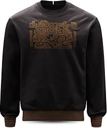 Front Embroidered Sweatshirt