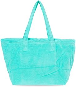 Solid Jacquard Beach Tote