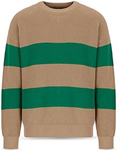 Emporio Armani Cotton Striped Sweater