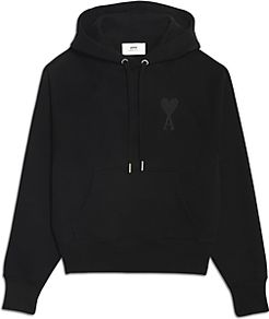 Tonal Embroidered Logo Pullover Hoodie