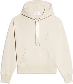 Tonal Embroidered Logo Pullover Hoodie