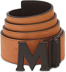 Claus Leather Logo Buckle Belt