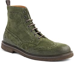 Gleason Lace Up Wingtip Oxford Boots