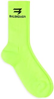Sporty Green Tennis Socks